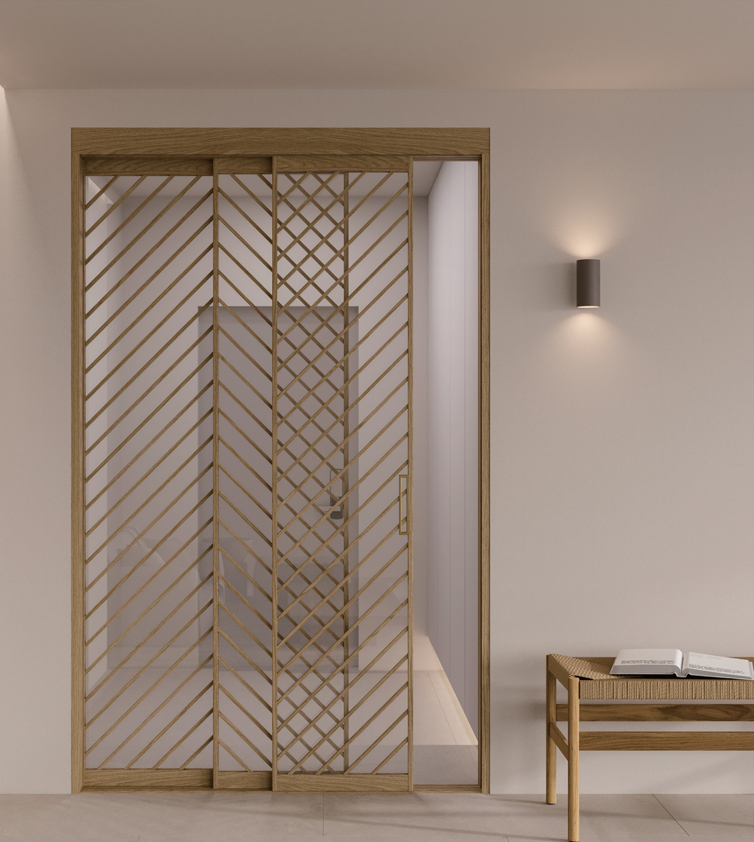 라이트 간살 3연동